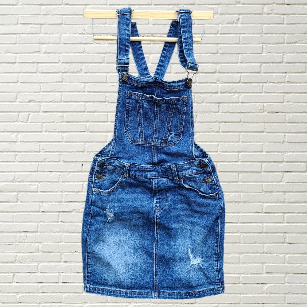 SOHO NYC Denim Overall mini dress size 0